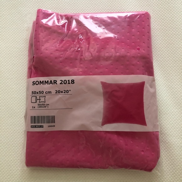 ikea pink pillow case